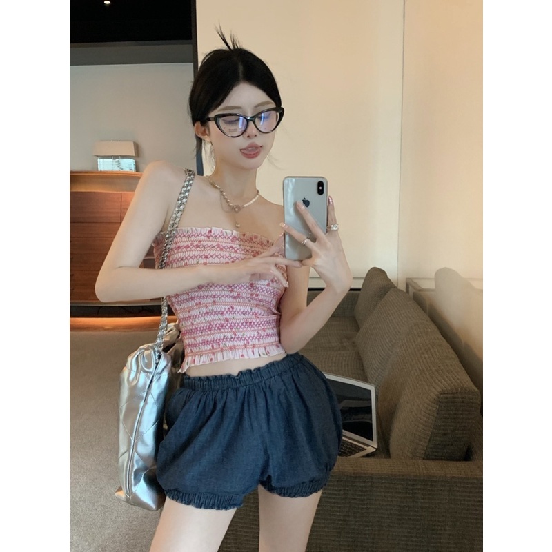 Áo Ống Màu Sắc Tương Phản Thời Trang Cho Nữ