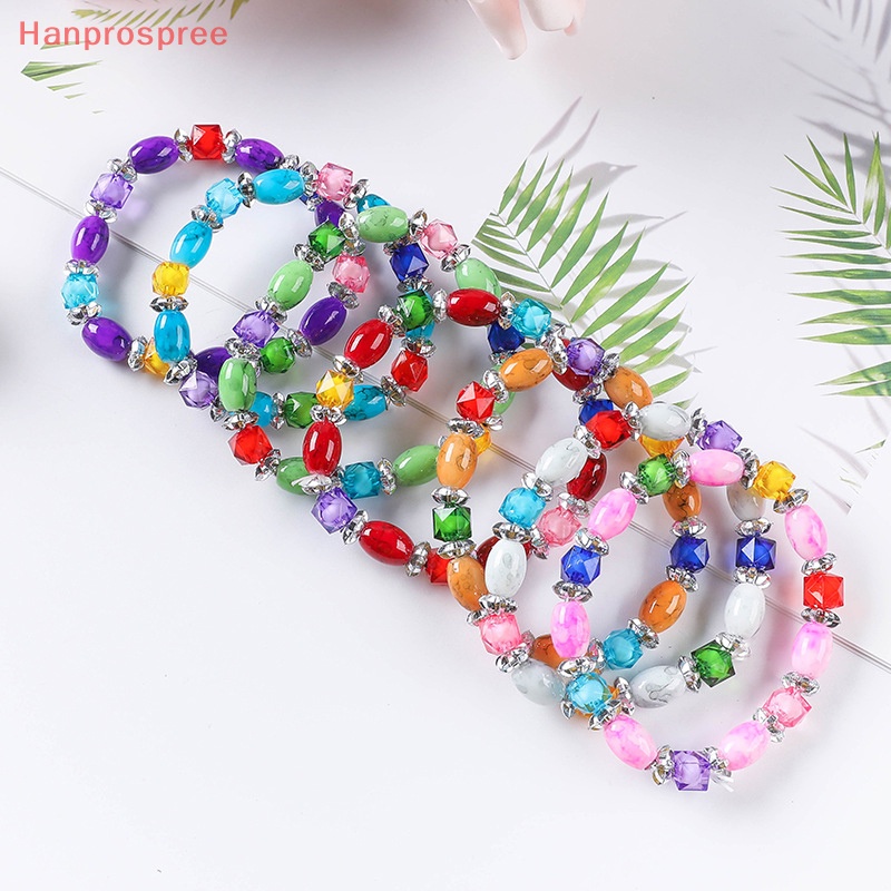 Hanprospree &gt; Vòng Tay Pha Lê Thủy Tinh Nhiều Màu Thời Trang Cho Nữ