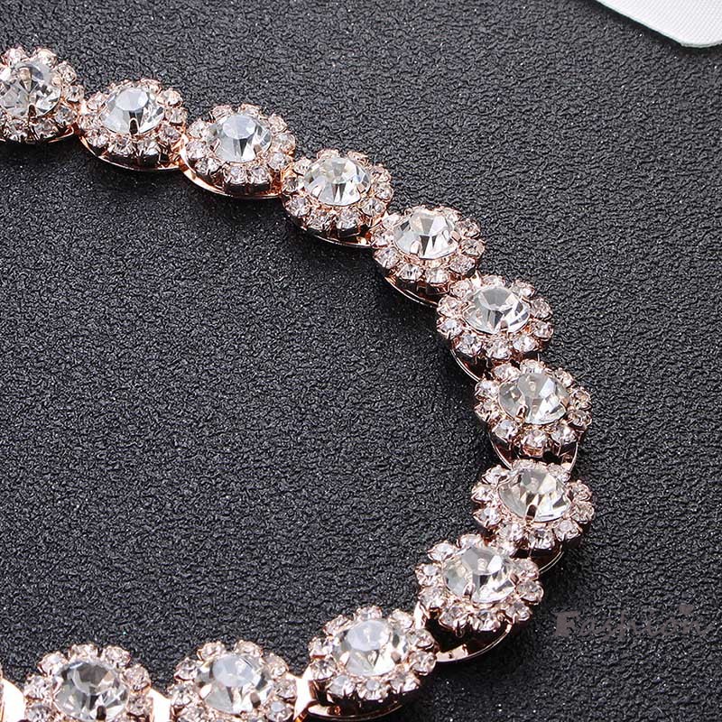 Thắt Lưng Đính Đá Pha Lê Thanh Lịch Dành Cho Cô Dâu Phù Dâu / Phù Dâu