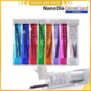 Ruột chì kim Uni Nano Dia 0.5mm - Ruột màu