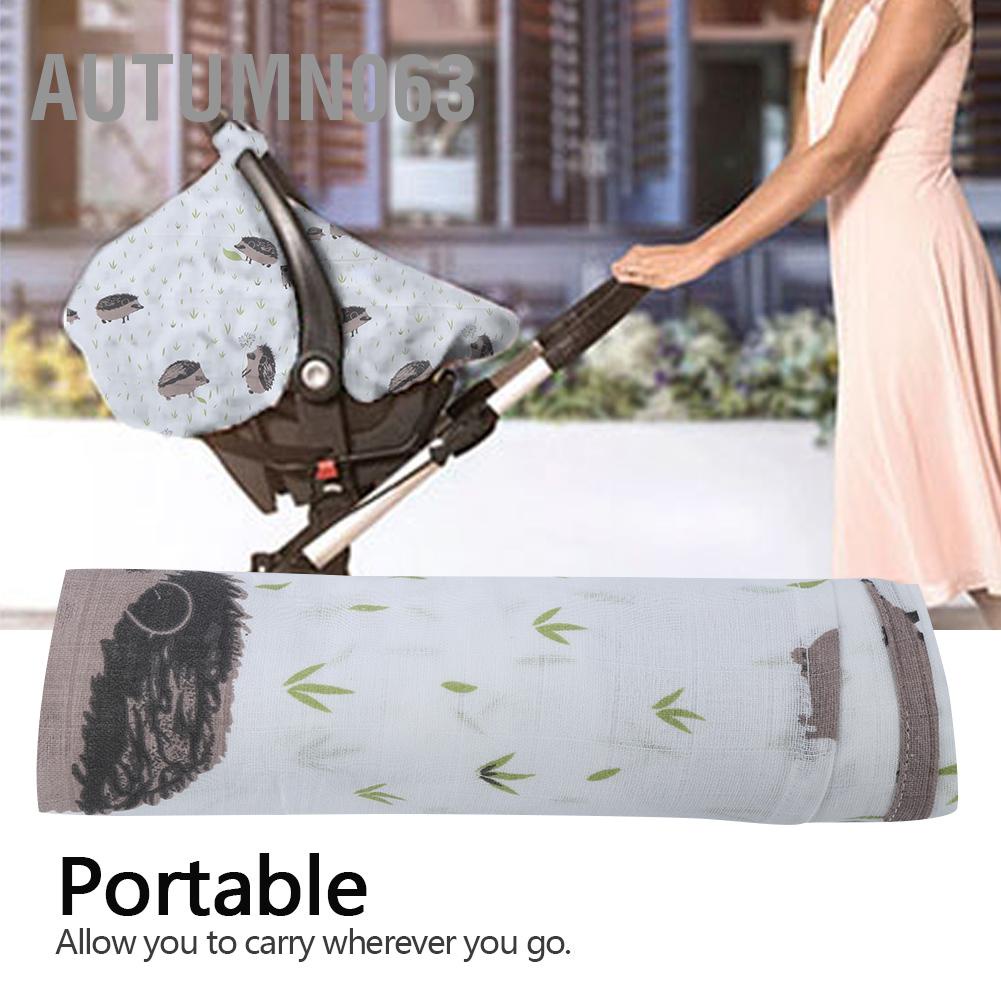 Autumn063 Ghế ngồi ô tô Muslin có mái che cho xe đẩy trẻ sơ sinh điều dưỡng đa dụng thoáng khí an toàn bé