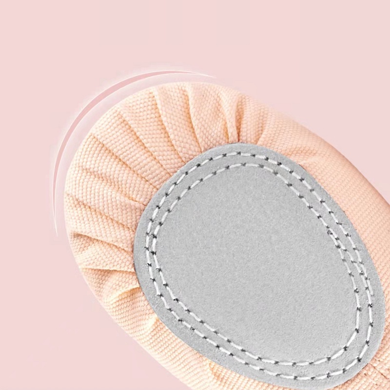 Giày Múa Ba Lê Vải Canvas Đế Mềm Cột Dây Co Giãn Chuyên Nghiệp Cho Người Lớn Và Trẻ Em