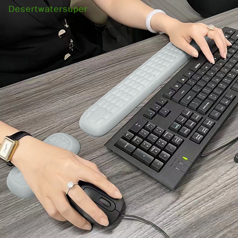 Dsvn Miếng Lót Chuột Và Bàn Phím Bảo Vệ Cổ Tay Kết Cấu Cotton Mát Xa