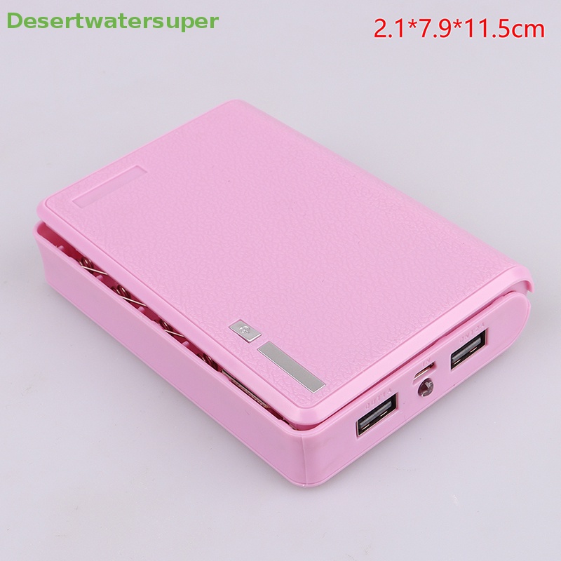 Hộp Sạc Pin Hai Cổng USB 5V 4 * 18650 Không Hàn DIY