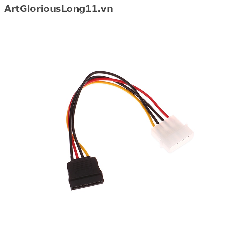 Dây Cáp Nối Dài Chuyển Đổi Giao Diện HDD 4 Pin Sang 15 Pin SATA Chuyên Dụng