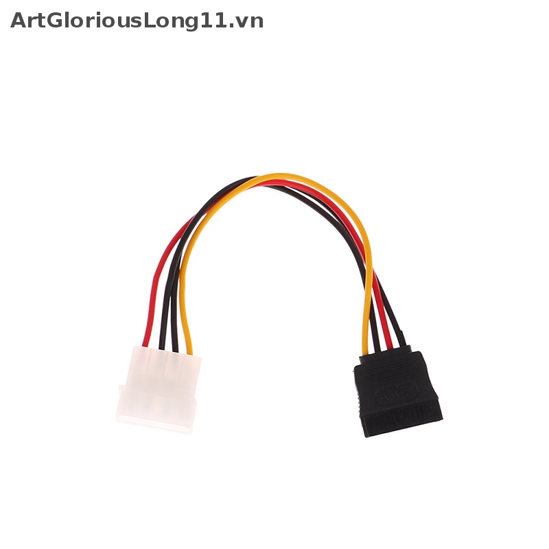 Dây Cáp Nối Dài Chuyển Đổi Giao Diện HDD 4 Pin Sang 15 Pin SATA Chuyên Dụng