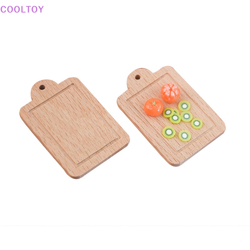 1 Bộ Thớt Cắt Trái Cây Trang Trí Nhà Búp Bê 1: 12