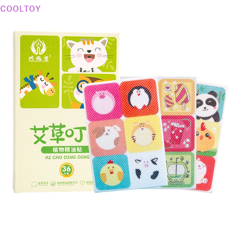 Cooltoy Miếng Dán Chống Muỗi Nhẹ Nhàng Họa Tiết Hoạt Hình Cây Cối Không Để Lại Dấu Vết