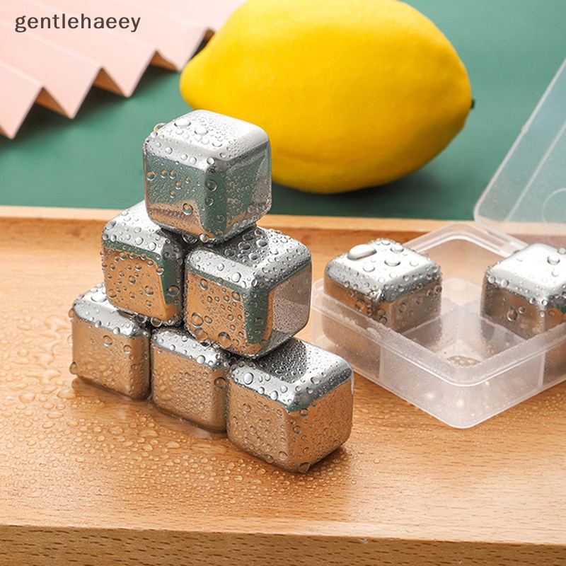 Khuôn Làm Đá Viên Bằng Thép Không Gỉ Có Thể Tái Sử Dụng Kèm Kẹp Gắp Silicone