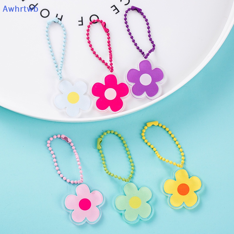 Móc Khóa Hình Hoa Hướng Dương Nhiều Màu Sắc Bằng Acrylic Dễ Thương Mới