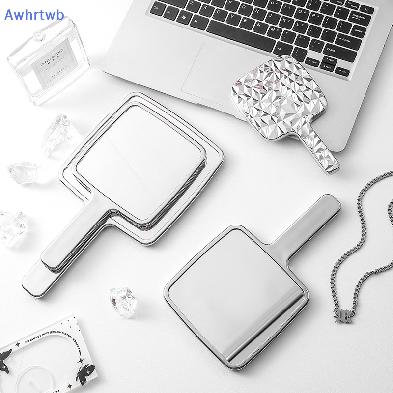 1 Gương Trang Điểm Cầm Tay Hình Vuông Kích Thước Lớn Dành Cho Nữ Mới