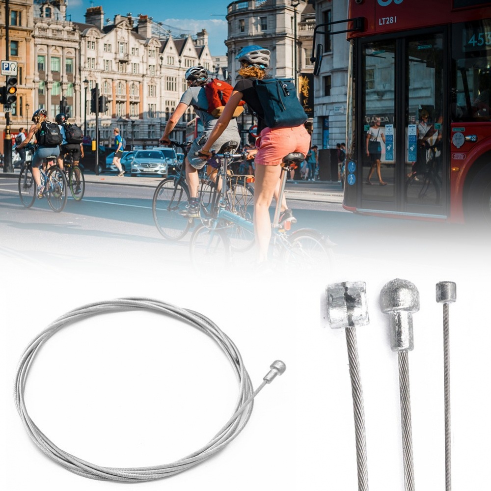 Dây Phanh Xe Đạp Leo Núi 1.7 / 2.1M Bằng Thép Không Gỉ