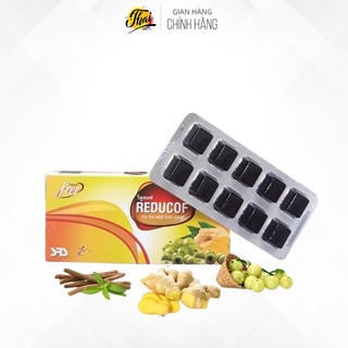 Kẹo ngậm ho thảo ḋược Reducof hộp 10 viên Thái Lan