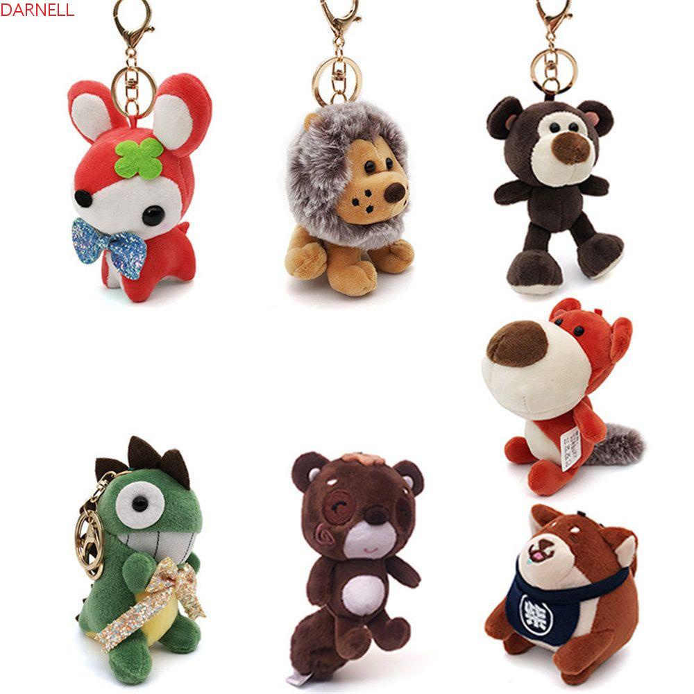 Móc Khóa Hình Khủng Long / Voi Nhồi Bông Dễ Thương