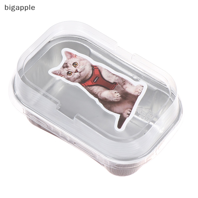 Bộ 50 Miếng Dán Họa Tiết Mèo Hoạt Hình Trang Trí Sổ Tay / Hành Lý / Xe Hơi