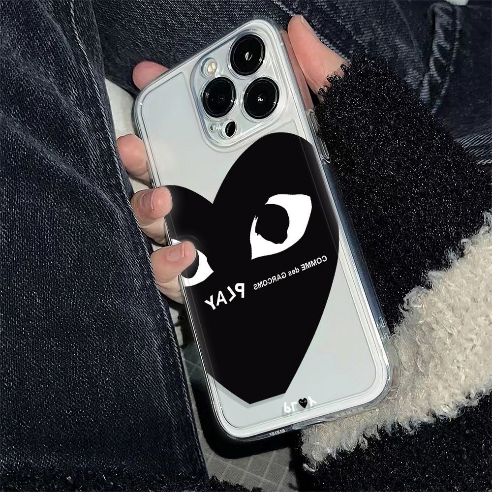 ✅Ốp Điện Thoại Mềm Chống Sốc Họa Tiết Trái Tim Cho Iphone 78Plus 6In 14Pro 13 11I 12 max QT4T