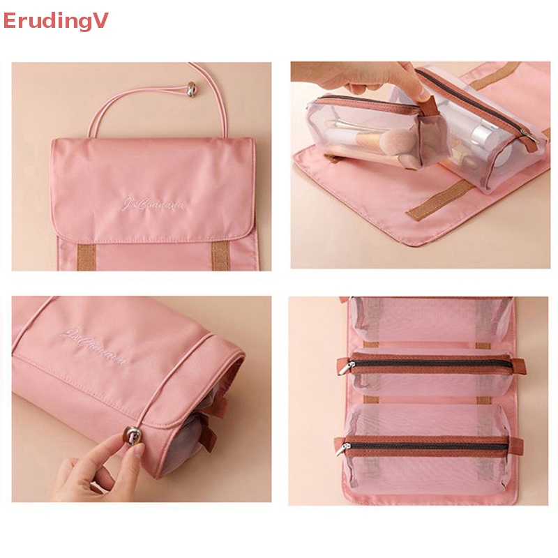 Bộ 4 Túi Đựng Mỹ Phẩm 4 Trong 1 Có Thể Tháo Rời Tiện Dụng Mang Theo Du Lịch