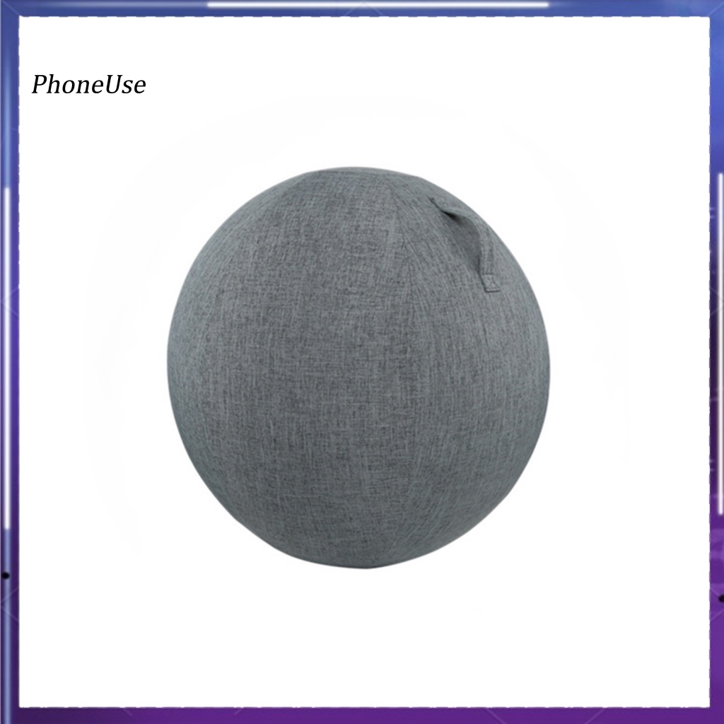 Pu Vỏ Bọc Bóng Tập Yoga Bằng Cotton Dệt Kim Chống Trượt / Bụi Bẩn Tiện Dụng Cho Gia Đình