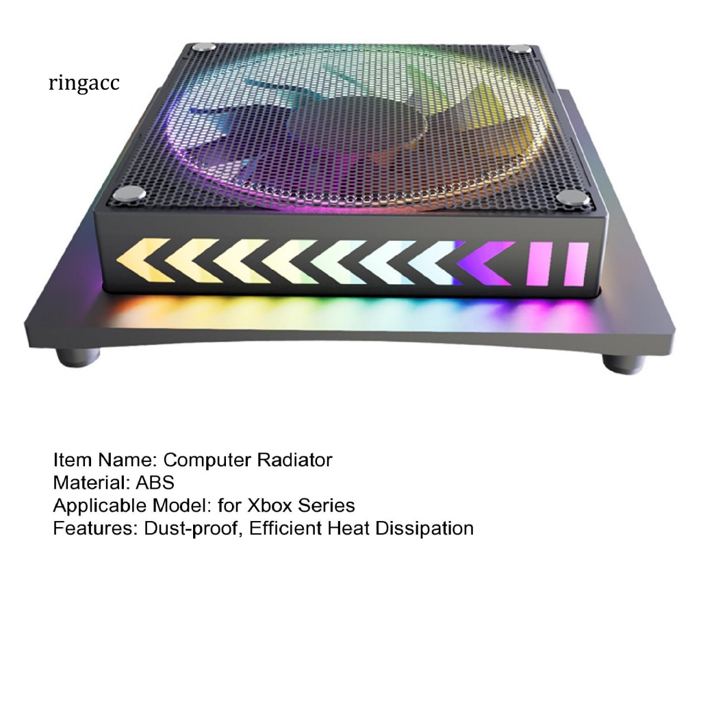 Quạt Tản Nhiệt Chống Bụi Ít Tiếng Ồn Có Đèn LED Dạ Quang Cho Máy Chơi Game Xbox