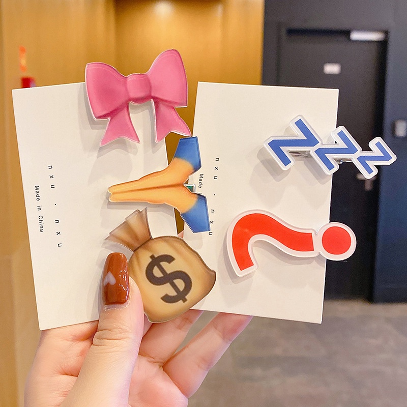 Kẹp Tóc Mái Hình Biểu Tượng Cảm Xúc Dễ Thương