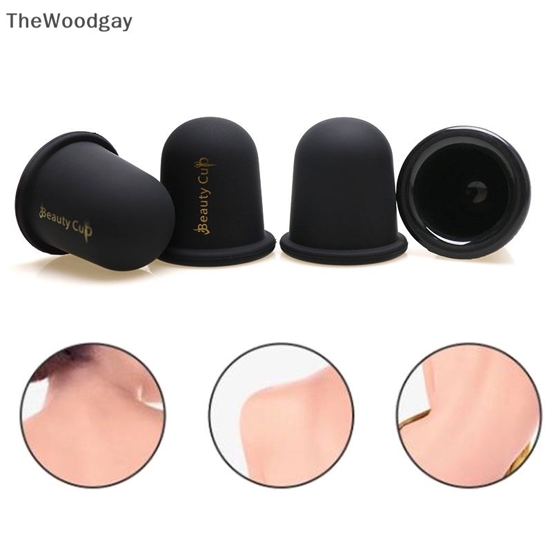 1 Cốc Giác Hơi Massage Cơ Thể Bằng Silicone Chống Cellulite