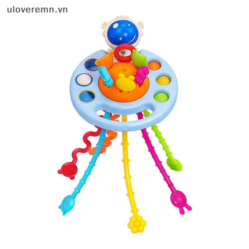 Uloveremn Đồ Chơi Dây Kéo Bằng Silicone Phát Triển Răng Cho Bé