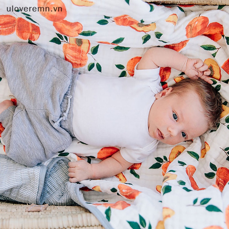 Chăn Cotton Mềm Mại Quấn Em Bé Sơ Sinh Kiểu Hồi Giáo