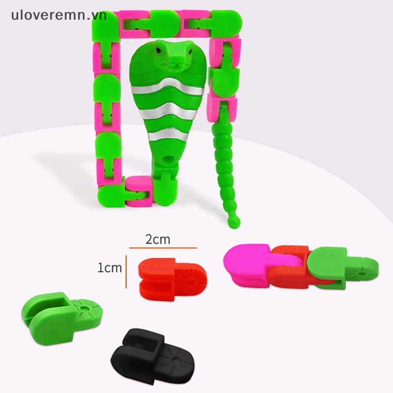 Uloveremn Set 2 Vòng Đeo Tay Dạng Chuỗi Rắn Cảm Biến Giảm Căng Thẳng