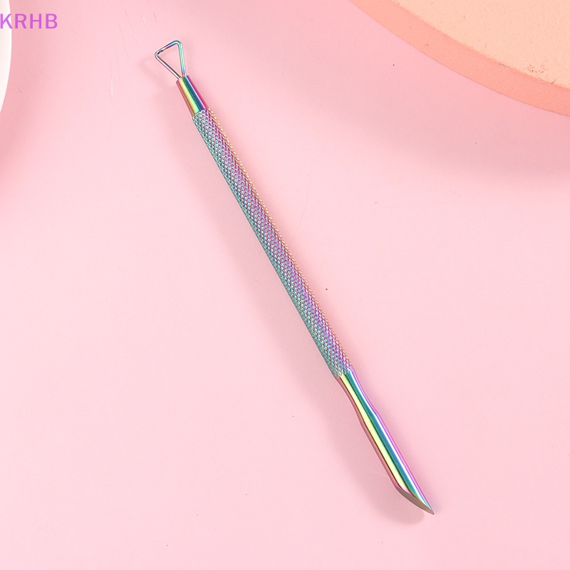 1 Dụng Cụ Hai Đầu Bằng Thép Không Gỉ Chuyên Dụng Trang Trí Móng Nghệ Thuật Mới