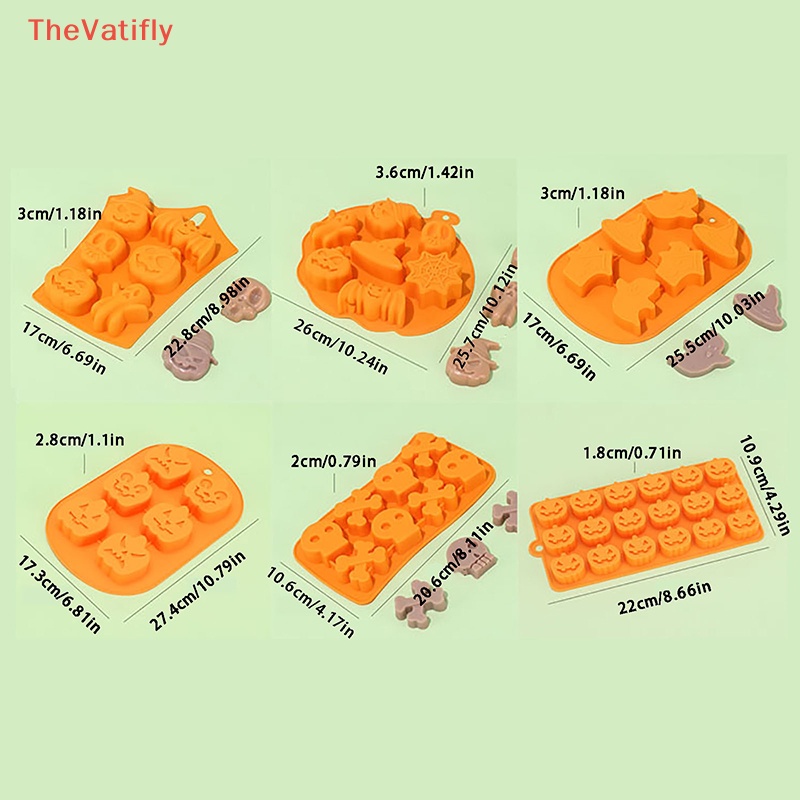 1 Khuôn Silicone Làm Đá / Sô Cô La Chủ Đề Halloween Đáng Sợ