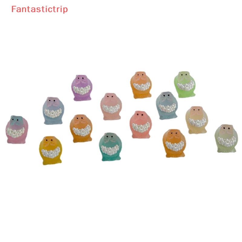 [Fantastictrip] Set 5 Mô Hình Búp Bê Mini Phát Sáng Trong Bóng Tối Trang Trí Tiểu Cảnh Craf Mới