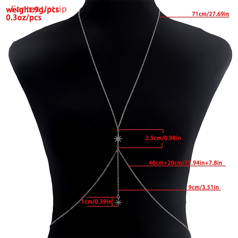 [Fantastictrip] Mới Dây Xích Đeo Cơ Thể Dạng Chuỗi Trang Sức Quyến Rũ Thời Trang Mùa Hè Cho Nữ