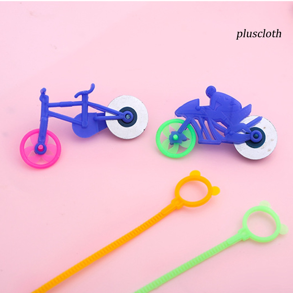 < Plus > Set 10 Đồ Chơi Con Quay Cầm Tay Có Dây Cót Vui Nhộn Cho Bé