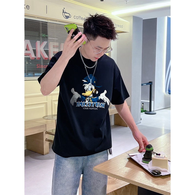 Áo Thun Tay Ngắn Dáng Rộng Thời Trang Mùa Hè Chất Lượng Cao Cho Nam Và Nữ