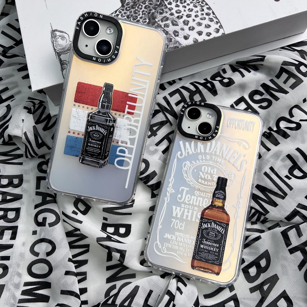 Ốp Điện Thoại Chống Va Đập Họa Tiết Chai Rượu Vang Cho iPhone 14 13 12 11 Pro MAX XR X XS MAX