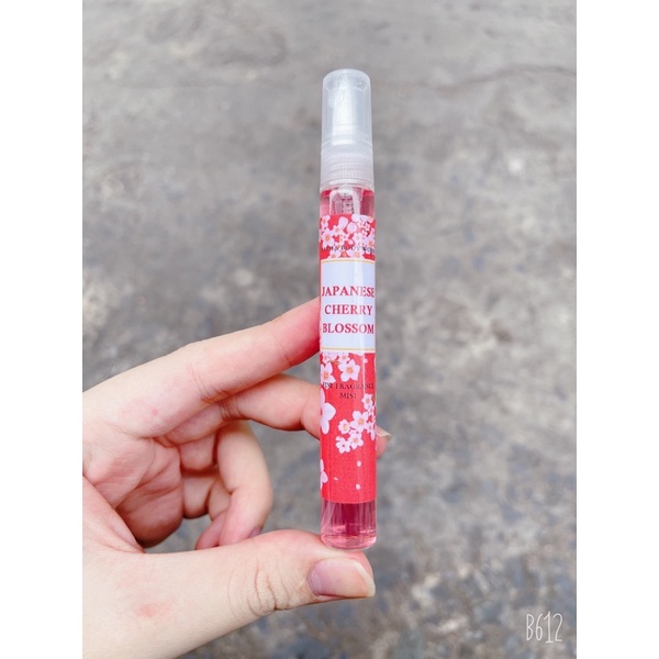 Xịt body mist 10ml lưu hương chai chiết