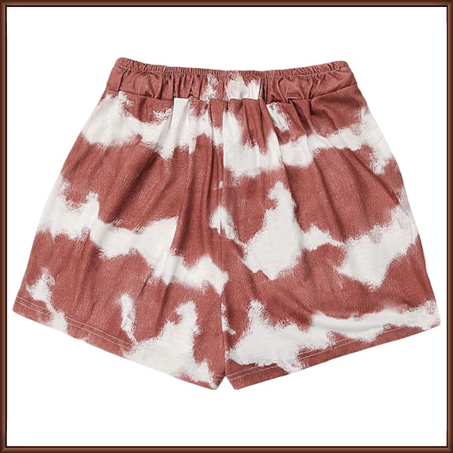 Quần Short 35% Cotton Ống Rộng Nhuộm Màu Thời Trang Mùa Hè Hàng Mới Dành Cho Bạn Nữ 65%