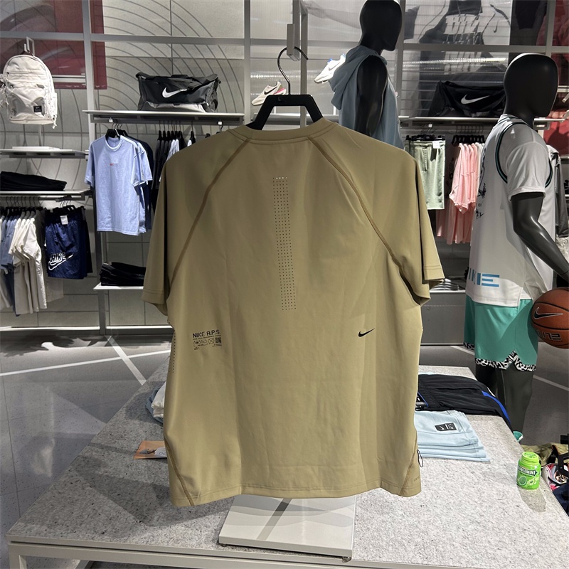 100% ADV A.Ps Nike Vừa Vặn Áo Thun Thể Thao Nam Ngắn Tay Nhanh Khô DQ4819