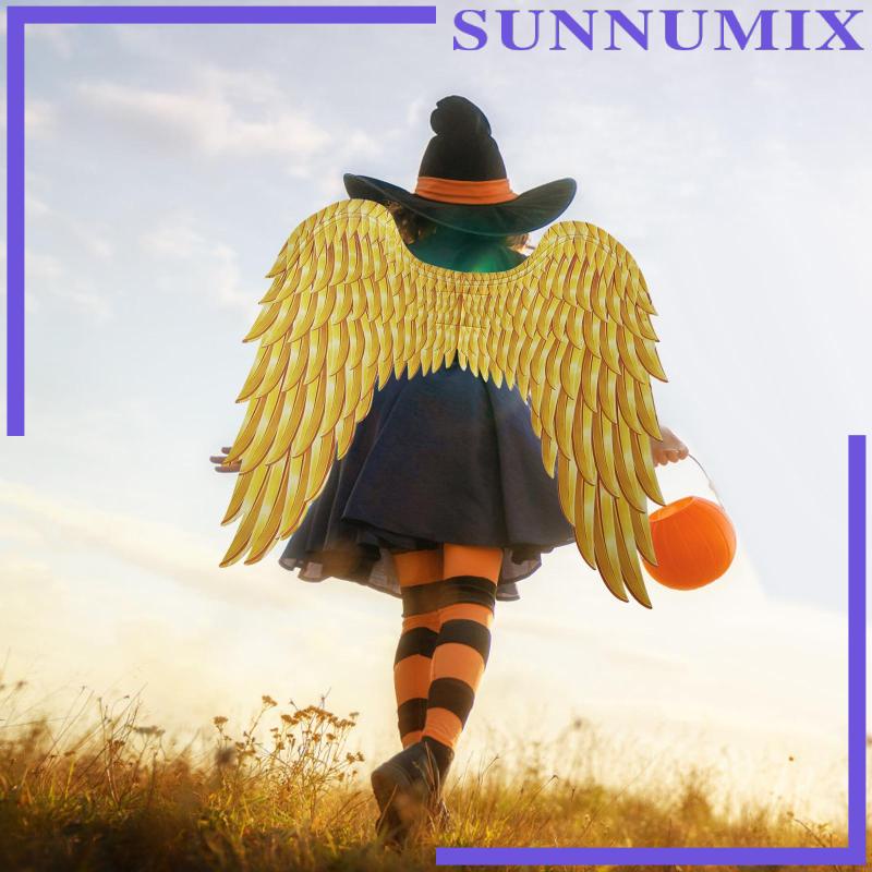 Bộ Thiên Thần 3D Bằng Vải Không Dệt Thoải Mái Kèm Dây Đeo Có Thể Điều Chỉnh