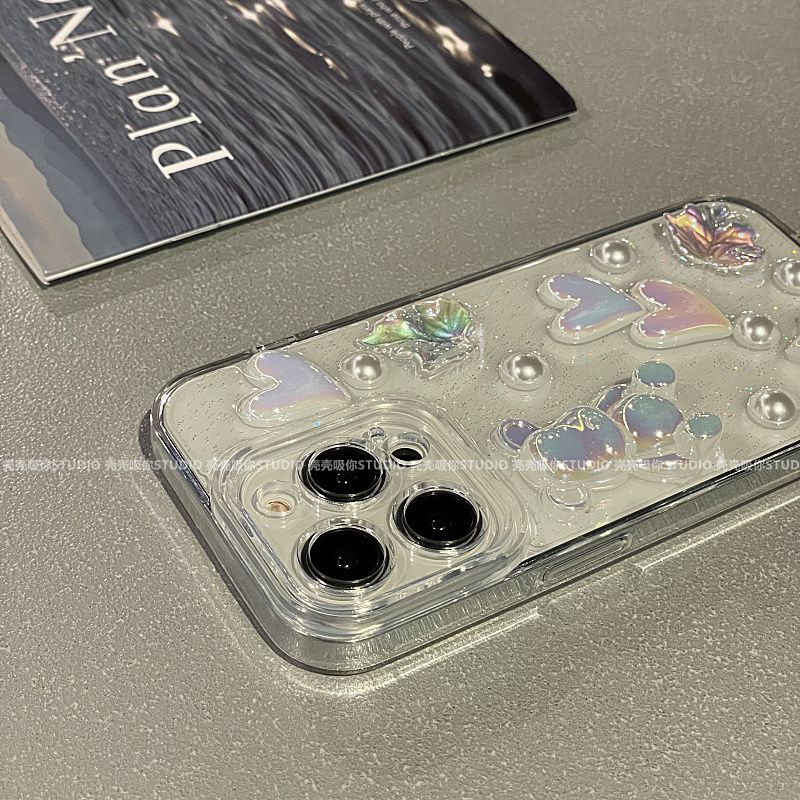 Ốp Điện Thoại Màu Laser Họa Tiết Ba Chiều Cho Iphone 14promax 13 11 14pro 13pro 14