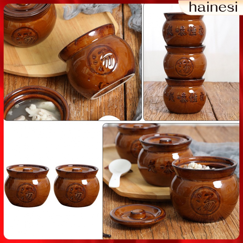 Set 2 Cốc Sứ Có Nắp Chống Thấm Nước Tiện Dụng Cho Nhà Bếp