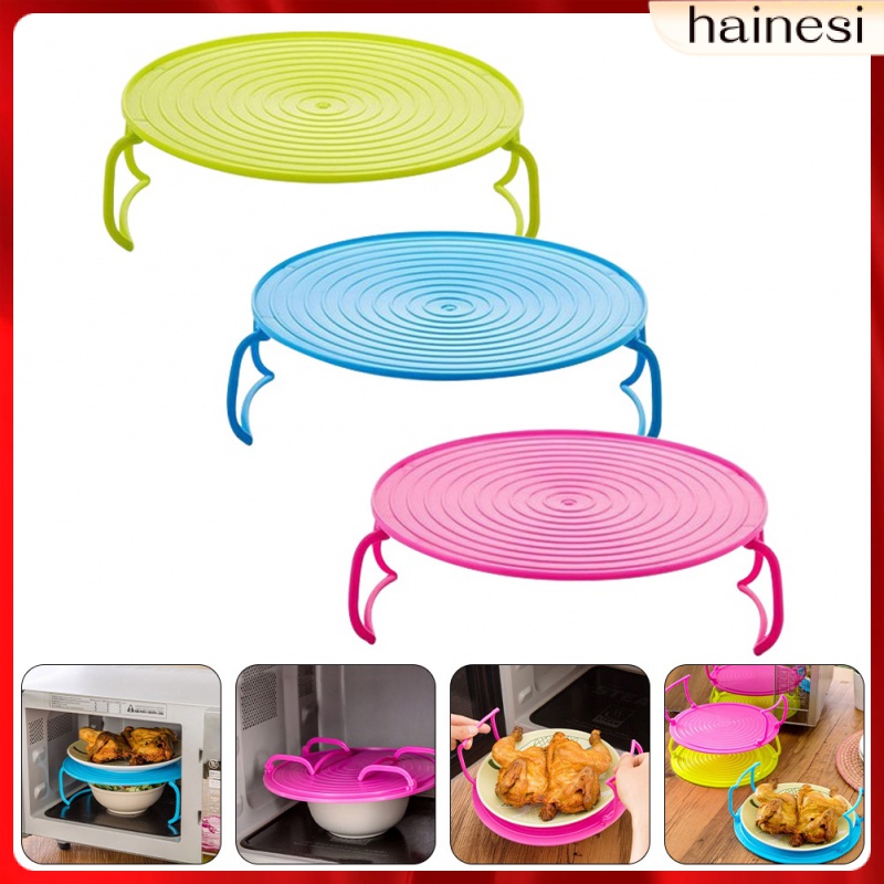 Vegetable Tray Serving Round Kitchen Dish Steamer Splatter Cover Steaming Bowls Rack Heating 3 Pcs