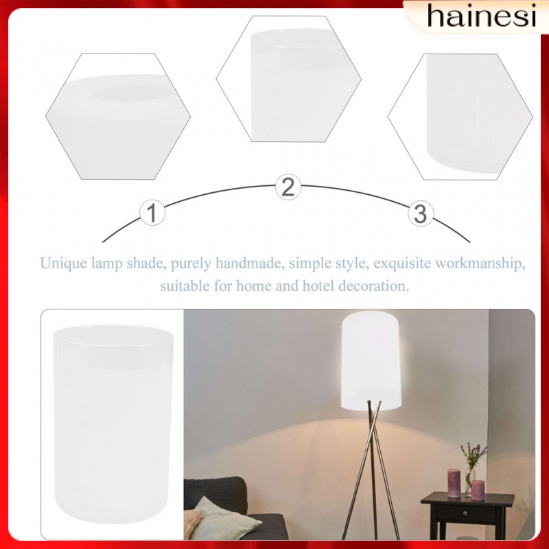 Chụp Đèn Thẳng Bằng Thủy Tinh Trong Suốt Hình Trụ Mini