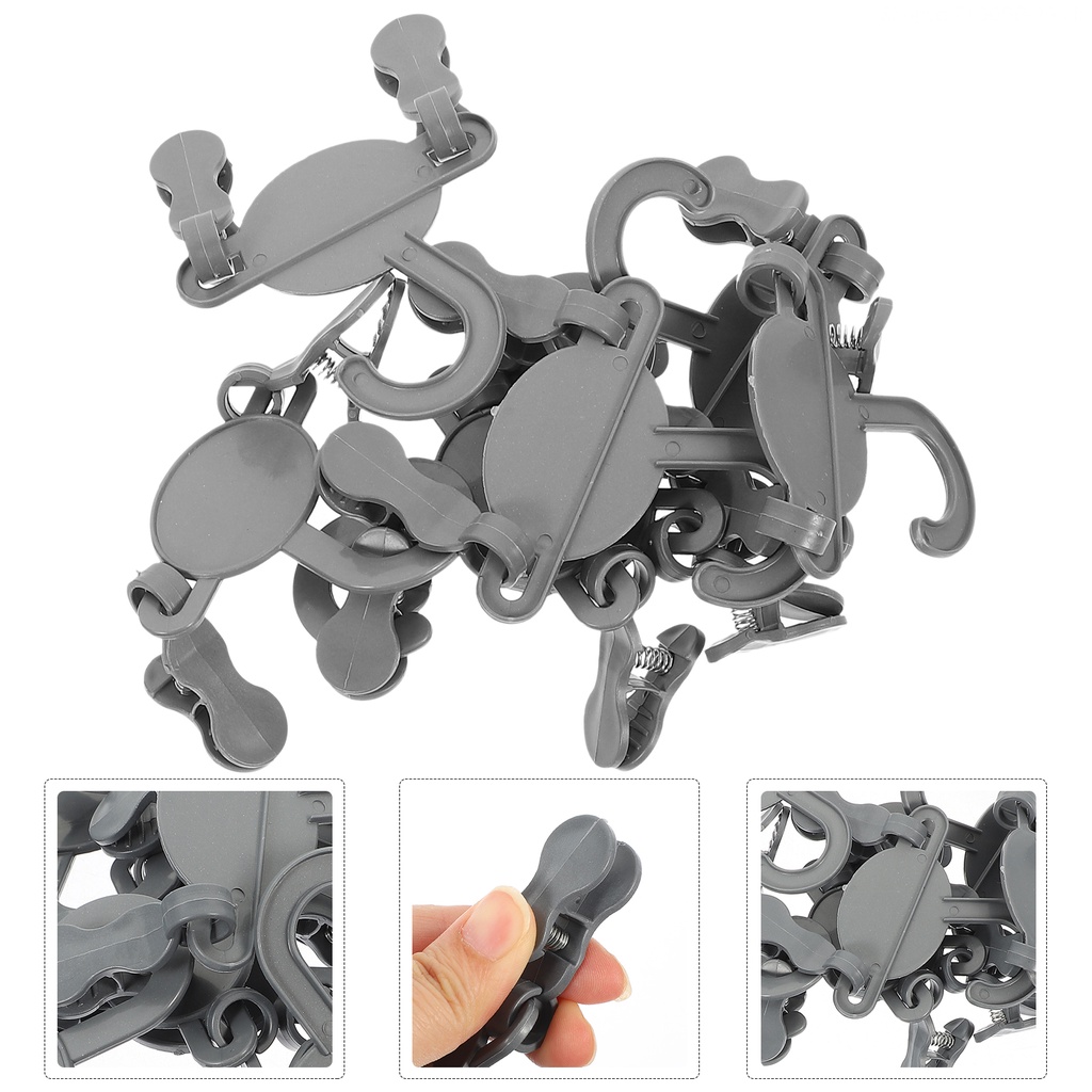 Set 10 Kẹp Nhựa Phơi Giày / Đồ Tráng Miệng Dành Cho Các Bé