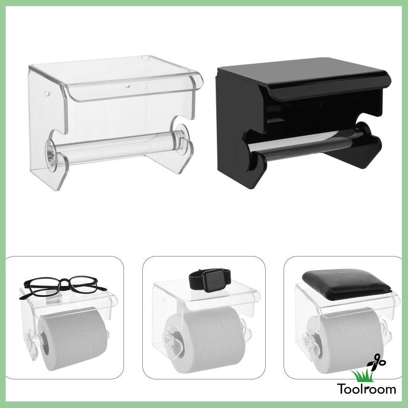 Giá Đỡ Cuộn Khăn Giấy Bằng Acrylic Chống Thấm Nước Tiện Dụng Cho Phòng Tắm / Nhà Bếp