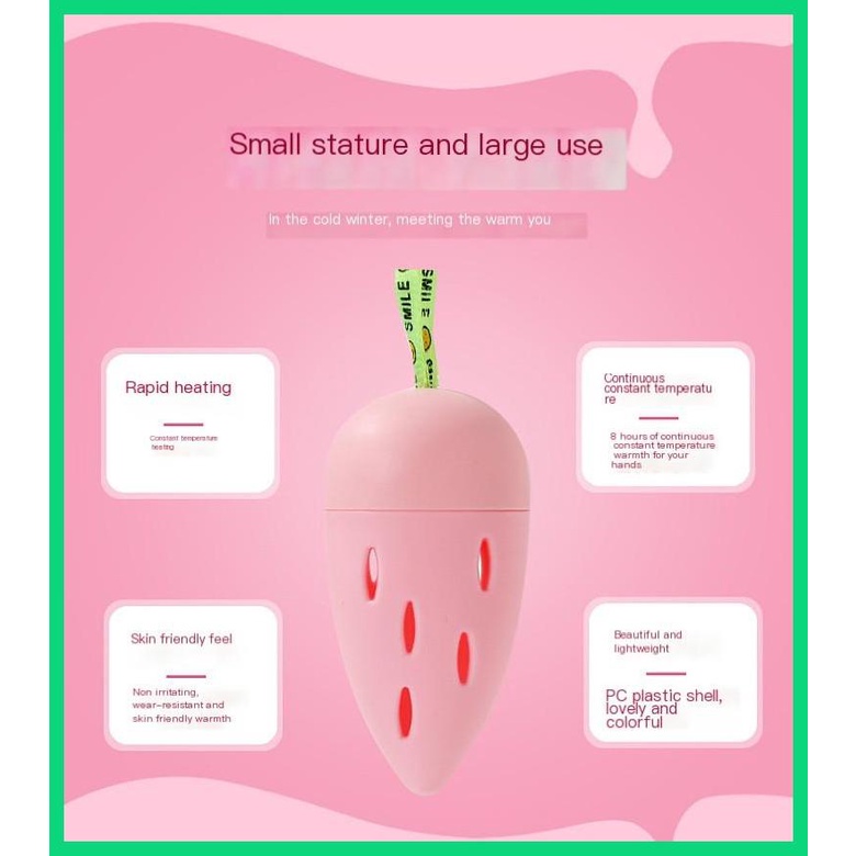 Túi Giữ Ấm Tay Hình Quả Trứng / Gấu Hoạt Hình Màu Trơn Đơn Giản Cho Bé Vào Mùa Đông