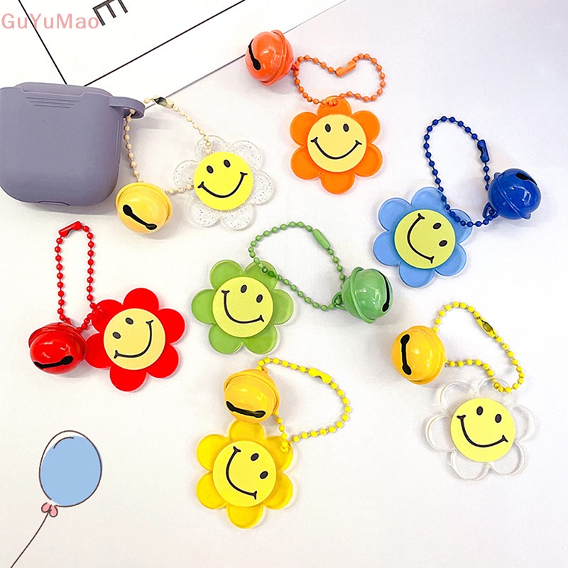 Móc Khóa Hình Hoa Hướng Dương Màu Kẹo Ngọt Dễ Thương