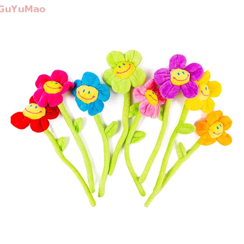 [cxGUYU] Đồ Chơi Rèm Cửa Lông Xù Hình Hoa Hướng Dương Có Khóa Cài Cho Trẻ Em Làm Quà Cưới Tanabata PRTA