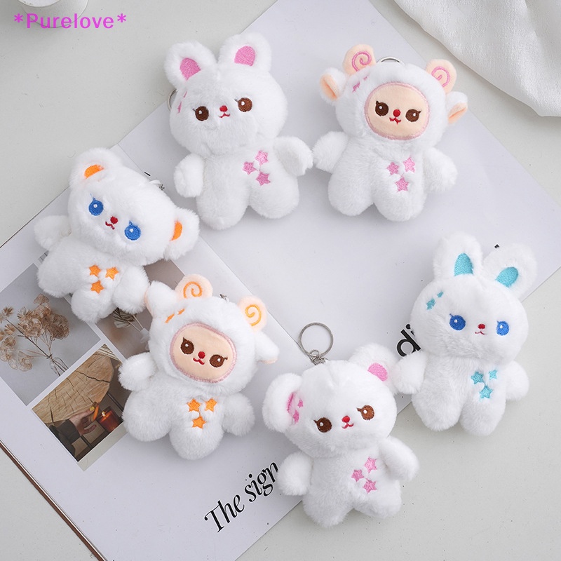 Móc Khóa Hình Thỏ Nhồi Bông Đáng Yêu Dành Cho Bé Gái Mới