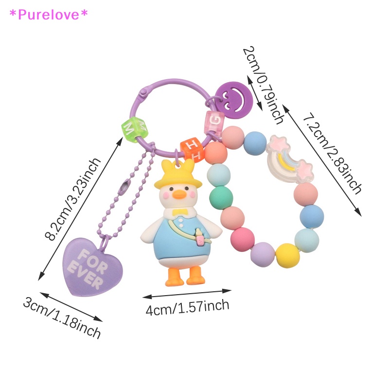 Móc Khóa Hình Chú Vịt Cười Dễ Thương Dành Cho Airpods Pro Mới